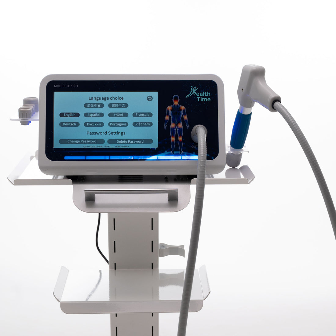 Екран апарата QT1001 з програмами процедур